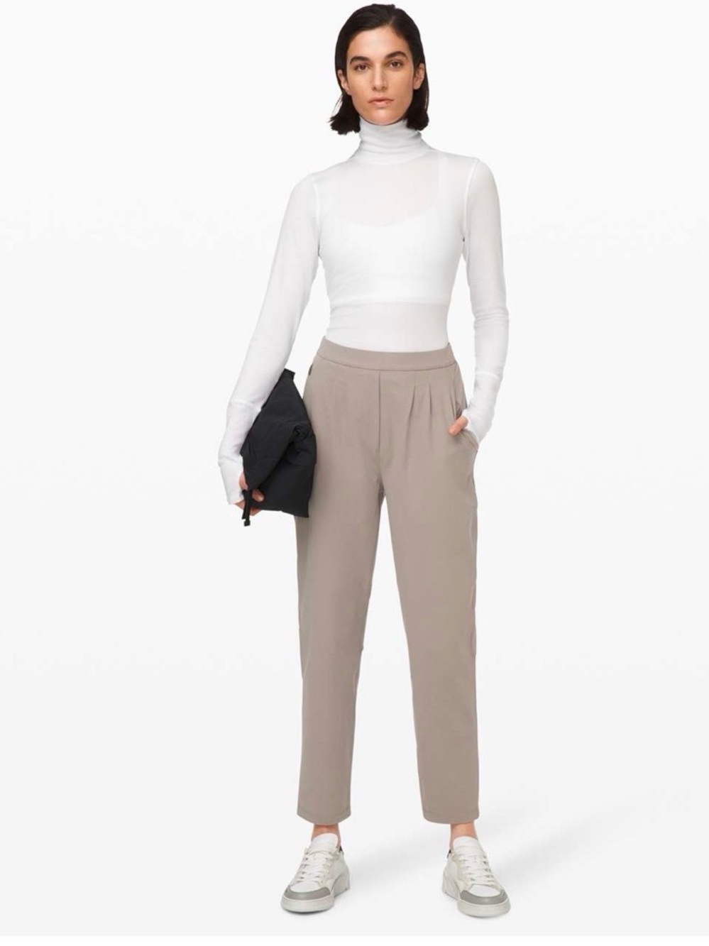 Lululemon Essential High-Rise Trouser — Carbon Dust size 6